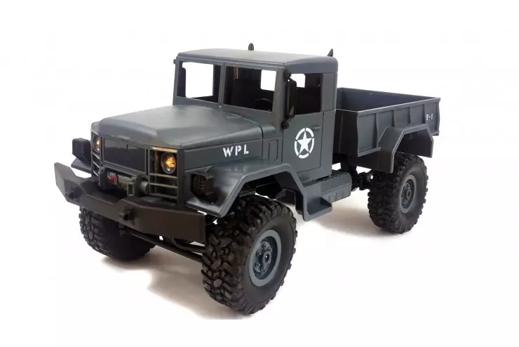 Радиоуправляемая машина / машинка на пульте управления WPLB военный грузовик масштаб 1:16 WL Toys B-14-GR