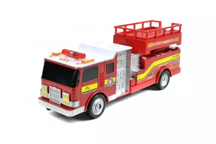 Радиоуправляемая Пожарная Машина / машинка на пульте управления Hero World Super с Подъемной Площадкой Rui Feng R236