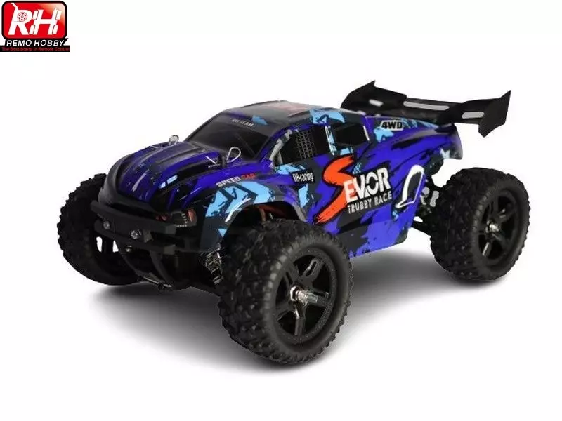 Радиоуправляемая трагги Remo Hobby S EVO-R V2.0 (синий) 4WD 2.4G 1/16 RTR RH1661V2-BLUE