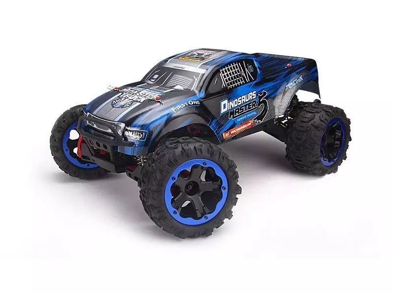 Радиоуправляемый монстр Remo Hobby Dinosaurs Master 5 UPGRADE 4WD RTR масштаб 1:8 2.4G - RH8036-BLUE