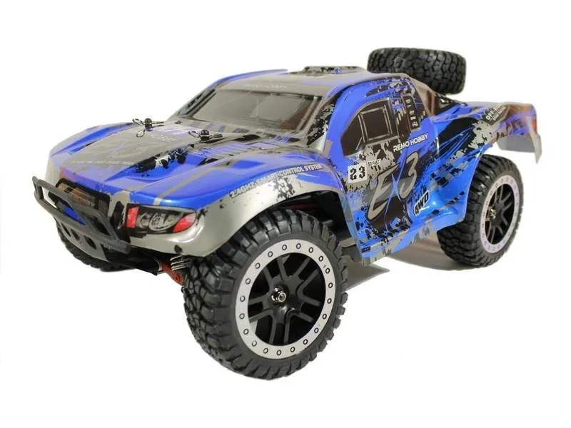 Радиоуправляемый шорт-корс Remo Hobby EX3 Brushless UPGRADE 4WD RTR масштаб 1:10 2.4G - RH10EX3TOP-UPG-BLUE
