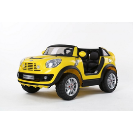 Радиоуправляемый детский электромобиль Mini Cooper Желтый