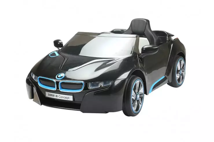 Радиоуправляемый детский электромобиль BMW i8 Concept 12V цвет черный