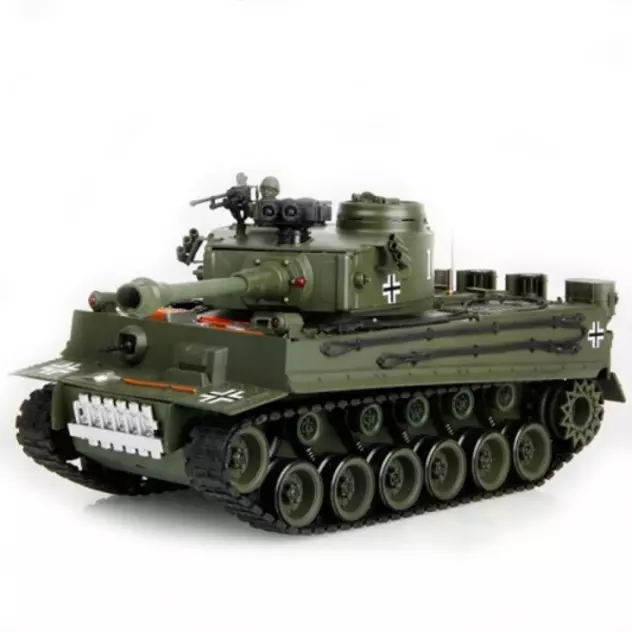 Радиоуправляемый танк German Tiger Green масштаб 1:20 40Mhz