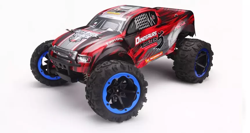 Радиоуправляемый монстр Remo Hobby Dinosaurs Master 5 4WD RTR масштаб 1:8 2.4G - RH8035-RED