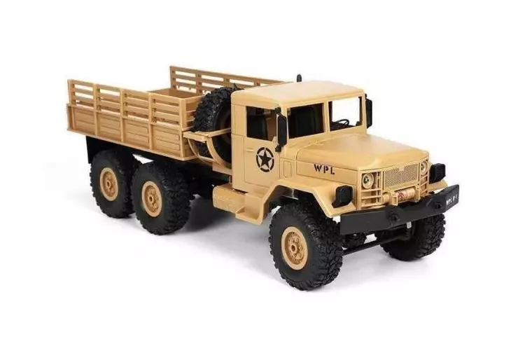 Радиоуправляемый грузовик Army Truck 6WD RTR масштаб 1:16 2.4G WPL WPLB-16-Yellow