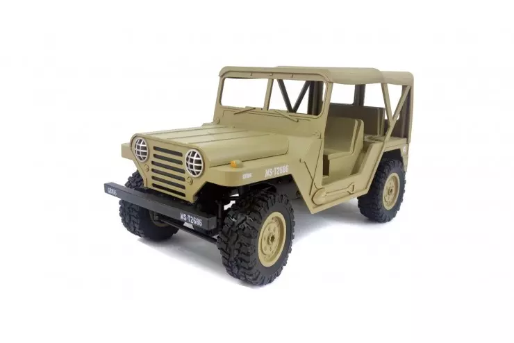 Радиоуправляемый Jeep / машинка на пульте управления 1:14 US M151 4WD 1:14 2.4G SUBOTECH BG1522-YELLOW
