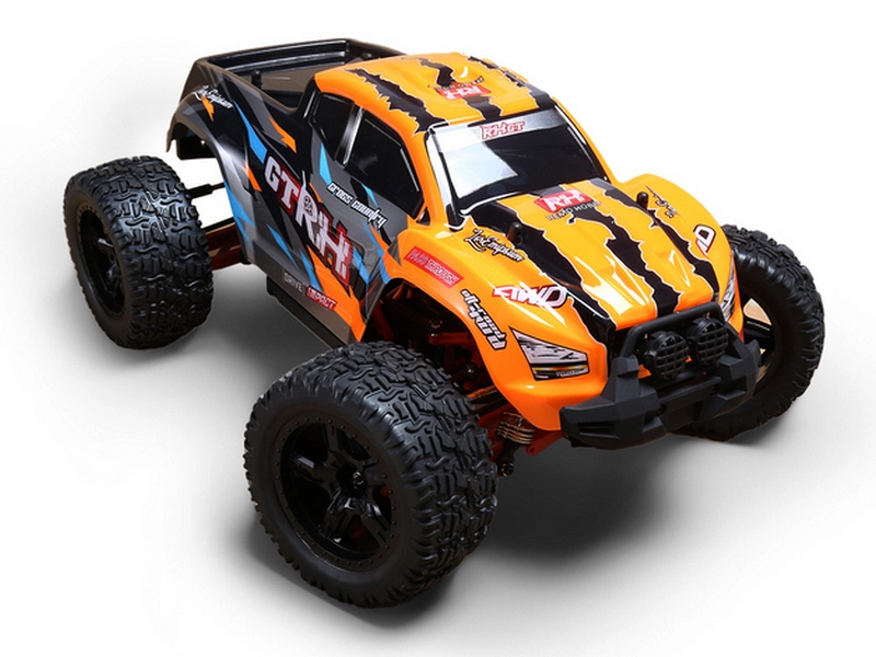 Радиоуправляемый монстр Remo Hobby RH1036 GT Brushless (оранжевый) 4WD 2.4G 1/10 RTR