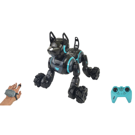 Трюковая робот собака перевертыш Speedy Dog (Управления пультом и жестами) CS Toys 666-800A-BLACK