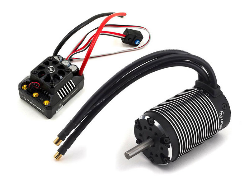 Бесколлекторная бессенсорная система Hobbywing COMBO-MAX6-5687/1100KV (160A, 1/6) влагозащита