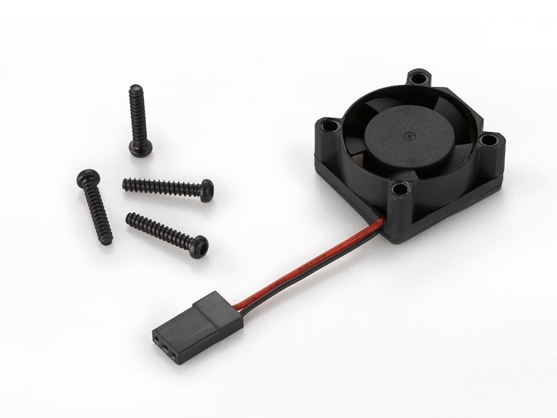 Вентилятор регулятора Hobbywing FAN-MP2510SH-6V-12000RPM@6V-0.17A-BLACK (25*25*10мм) влагозащищён