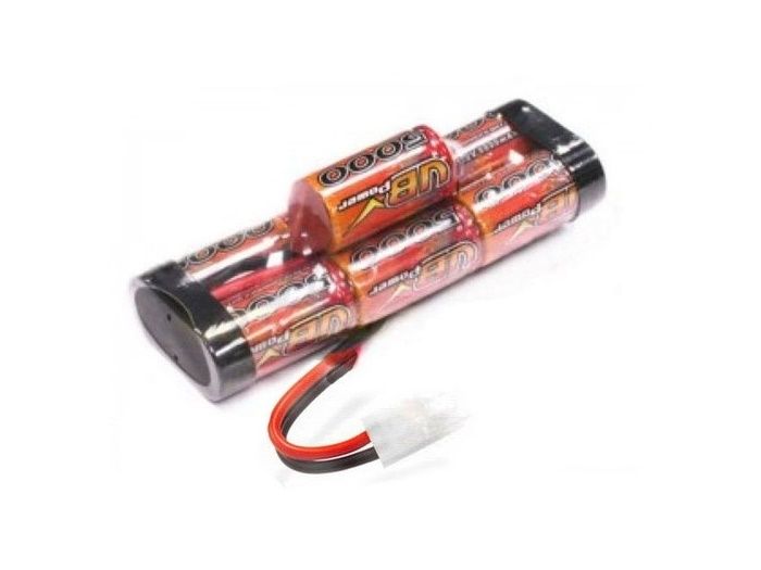 Аккумулятор Ni-Mh VBPower 5000mAh, 8,4V Tamiya, банка с верху