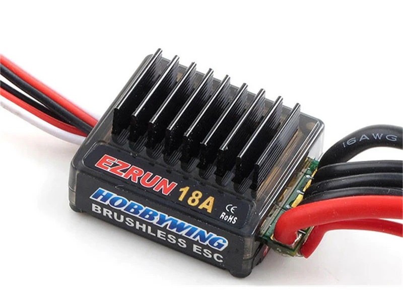 Бесколлекторный регулятор Hobbywing EZRUN-18A-SL (18А-50А, 1/18)