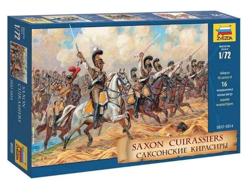 Сборные солдатики ZVEZDA Саксонские кирасиры 1810-1814 г.г., 1/72