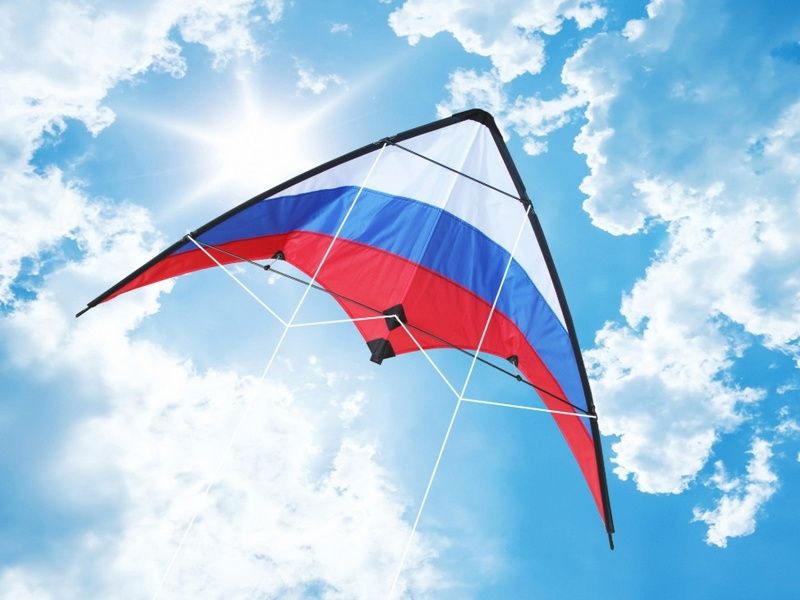 Управляемый воздушный змей HasiKites скоростной «Россия 200»
