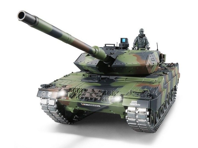 Радиоуправляемый танк Heng Long Leopard 2 A6 UpgradeA V7.0 2.4G 1/16 RTR