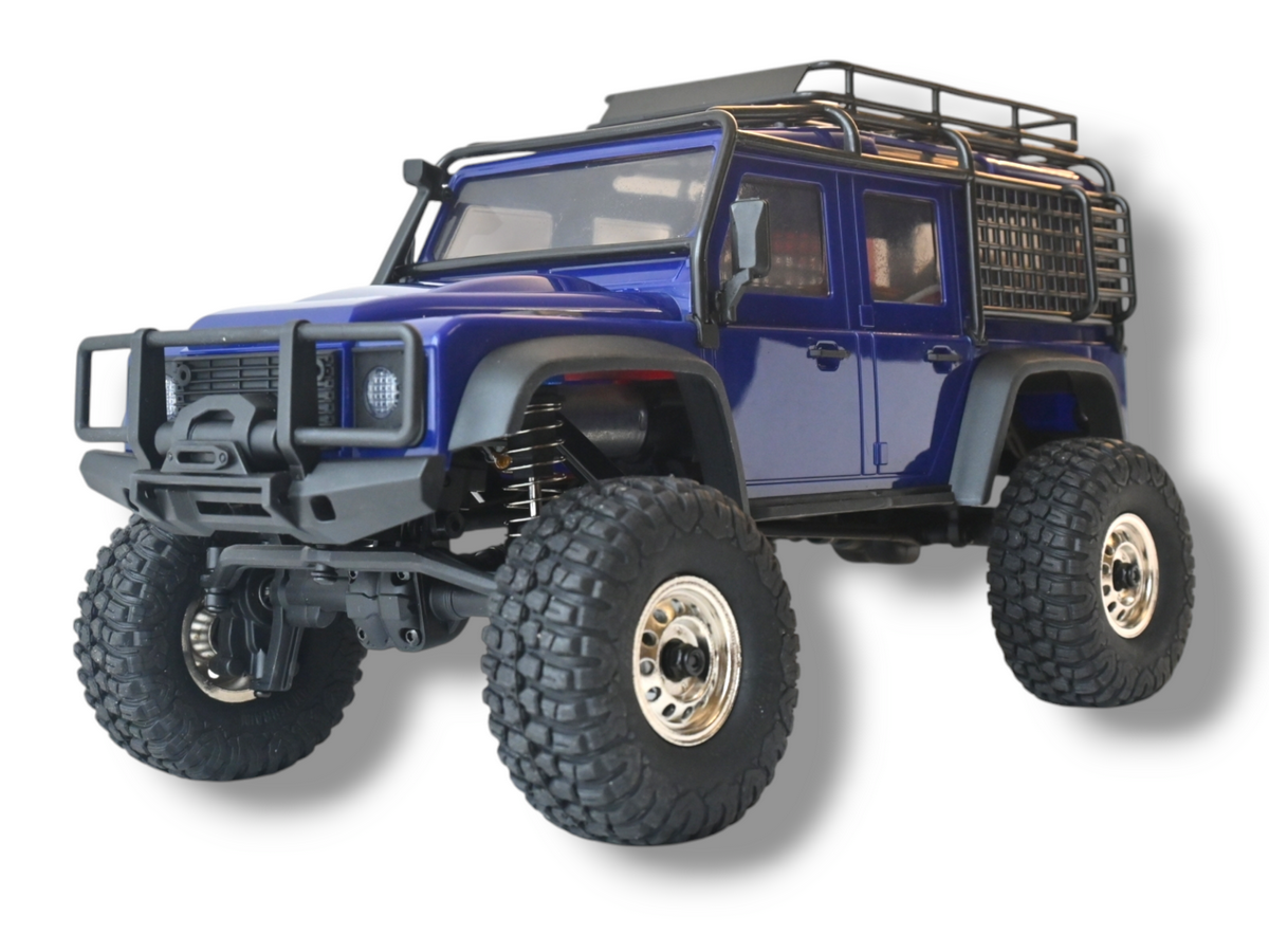 Радиоуправляемый краулер Remo Hobby OFF-ROAD (синий) 4WD 2.4G 1/18 RTR