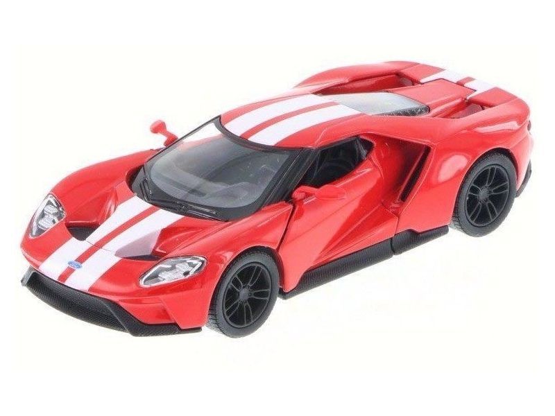 Машина Kinsmart 1:38 2017 Ford GT with printing инерция (1/12шт.) б/к