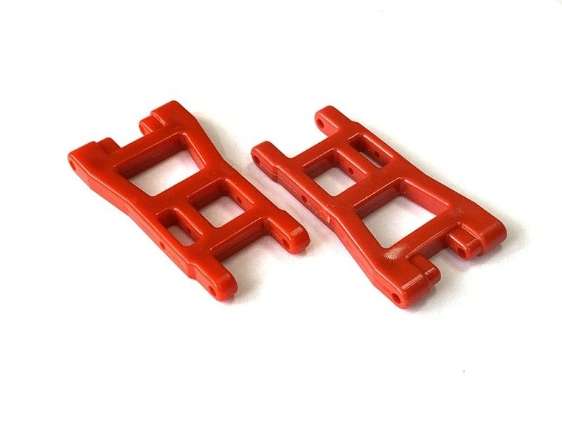 Капролоновые рычаги подвески для Remo Hobby 1/16, красные, тюнинг (2 шт)