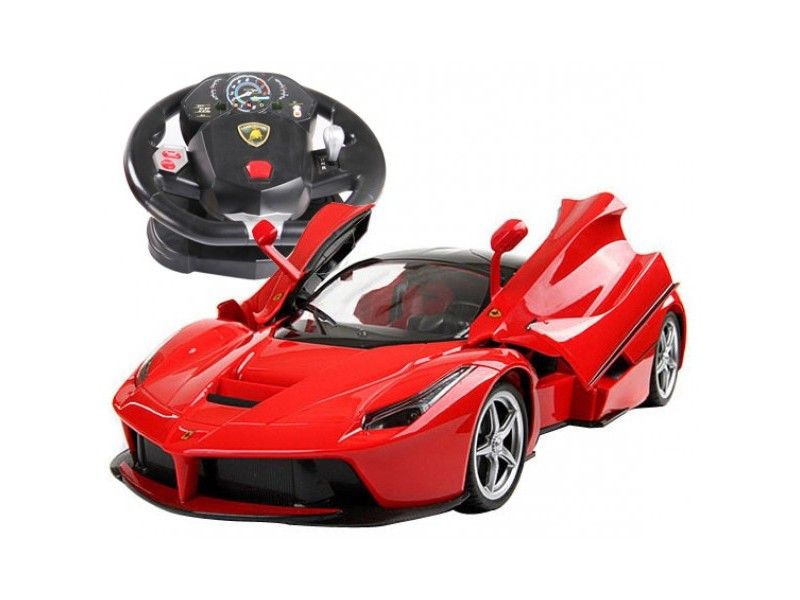 Р/У машина MZ Ferrari La Ferrari 2290F 1/14 GYRO-руль, открываются двери +акб