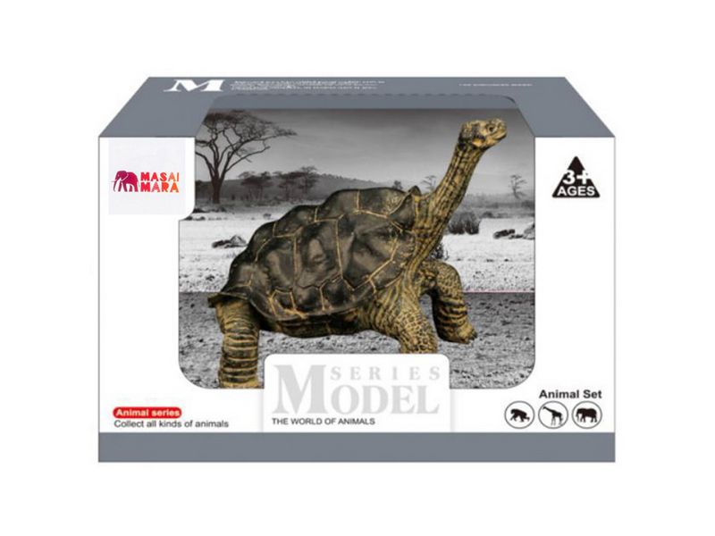 Фигурка игрушка MASAI MARA MM218-372 серии "Мир диких животных": рептилия Звездчатая черепаха