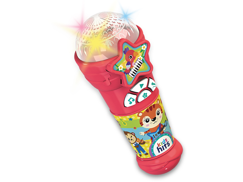 Музыкальная игрушка Kids Hits Микрофончик с огоньками Любимые хиты