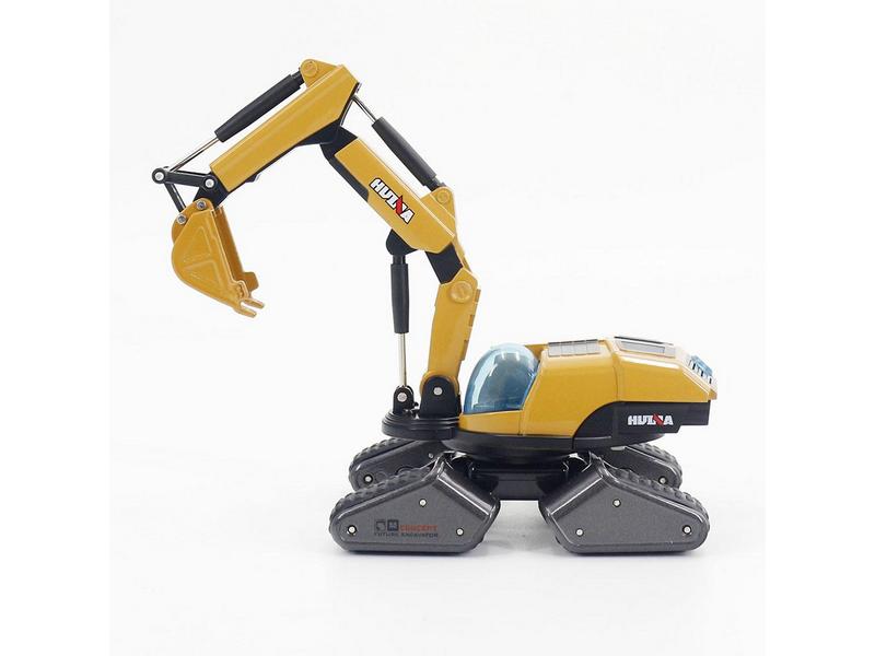 Металлический экскаватор HUI NA TOYS I9 concept 1/50