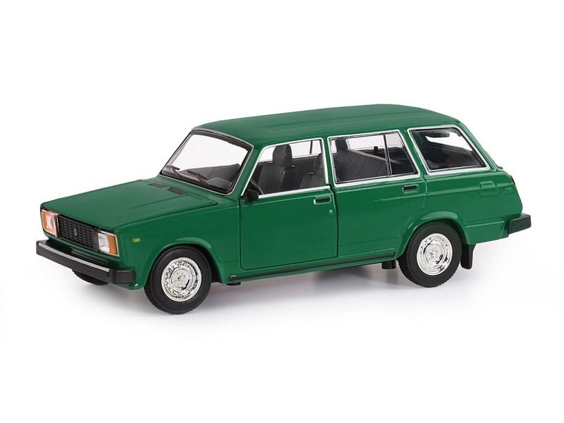 Машина "АВТОПАНОРАМА" ВАЗ 2104, зеленый, 1/24, инерция, в/к 24,5*12,5*10,5 см