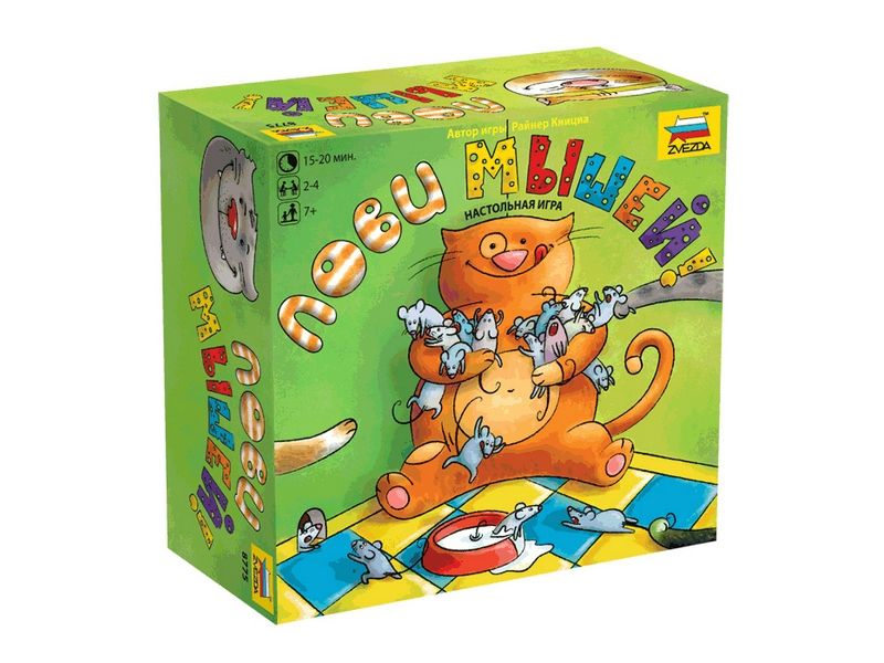 Настольная игра ZVEZDA "Лови мышей", детская