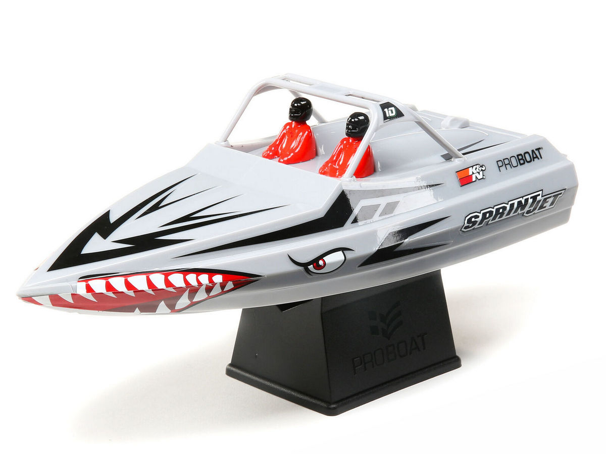 Радиоуправляемый катер ProBoat Sprintjet 9-inch Self-Right Jet Boat (серебряный) RTR