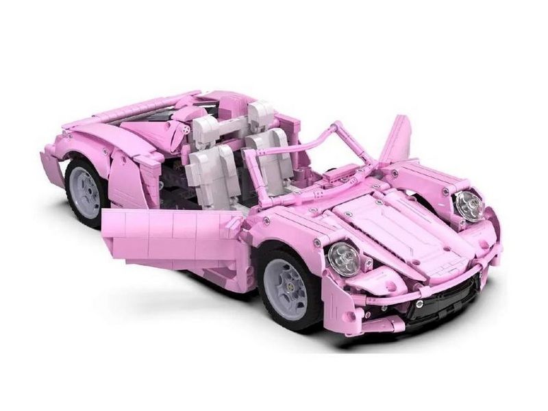 Конструктор CaDA спортивный автомобиль Pink Holiday 1/12 (1181 деталь)