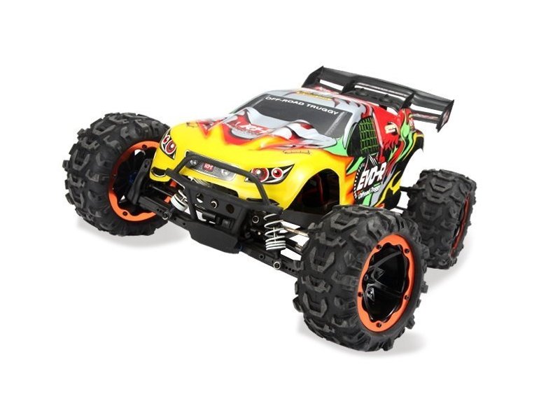 Радиоуправляемая трагги Remo Hobby EVO-R TWINS MOTOR (красная) 4WD 2.4G 1/8 RTR