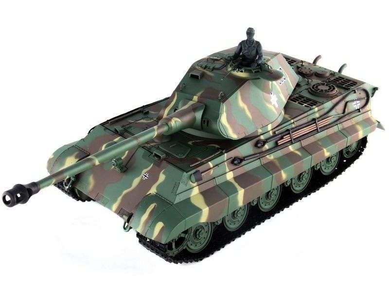 Радиоуправляемый танк Heng Long King Tiger (башня Porsche) Upgrade V6.0 2.4G 1/16 RTR