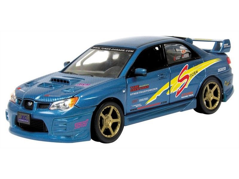 Машина Autotime "Subaru Impreza WRX STI" тюнинг гараж 1:24