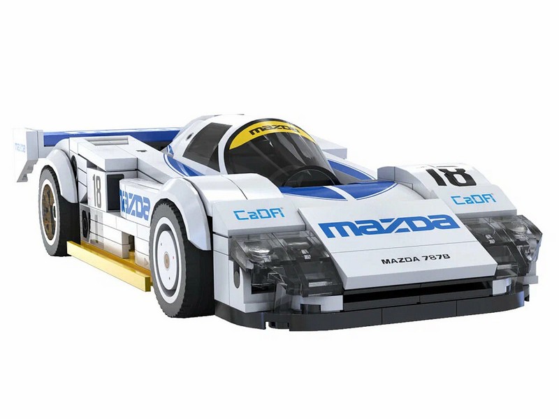 Конструктор CaDA спортивная машинка MAZDA 787B (#18) 1991 1/24 (242 детали)