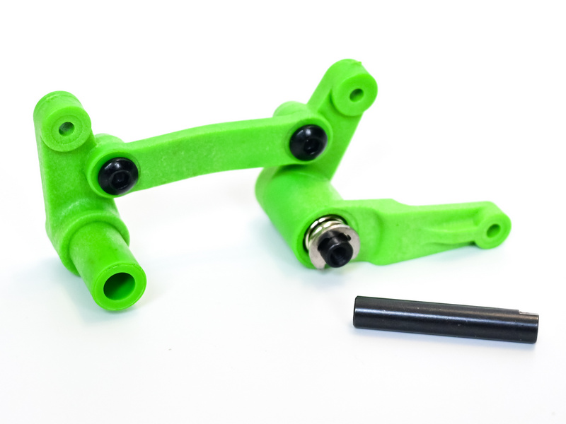 Рулевая трапеция для Remo Hobby MMAX, EX3 1/10, тюнинг, зеленая