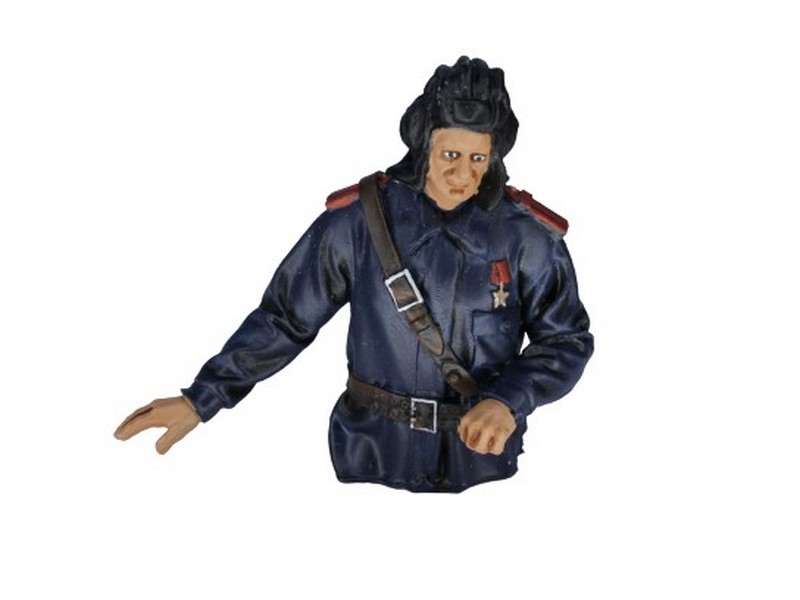 Фигурка. Советский командир танка (неокрашенный), 1/16