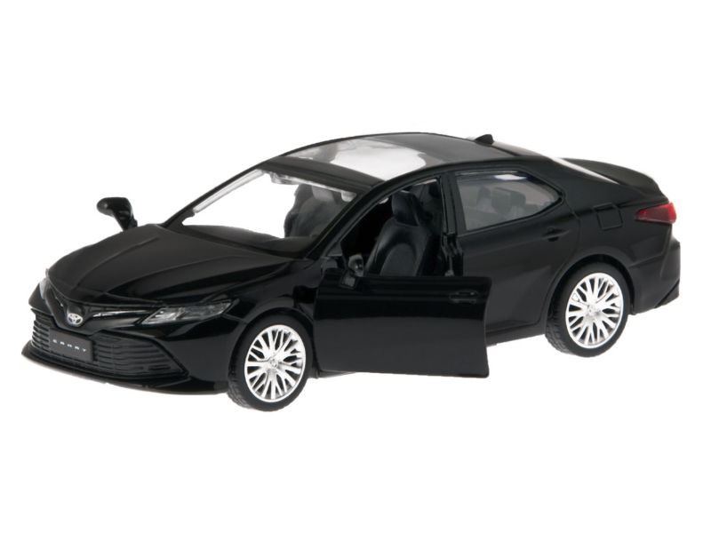 Машина "АВТОПАНОРАМА" Toyota Camry, черный, 1/43, откр. двери, инерция, в/к 17,5*12,5*6,5 см