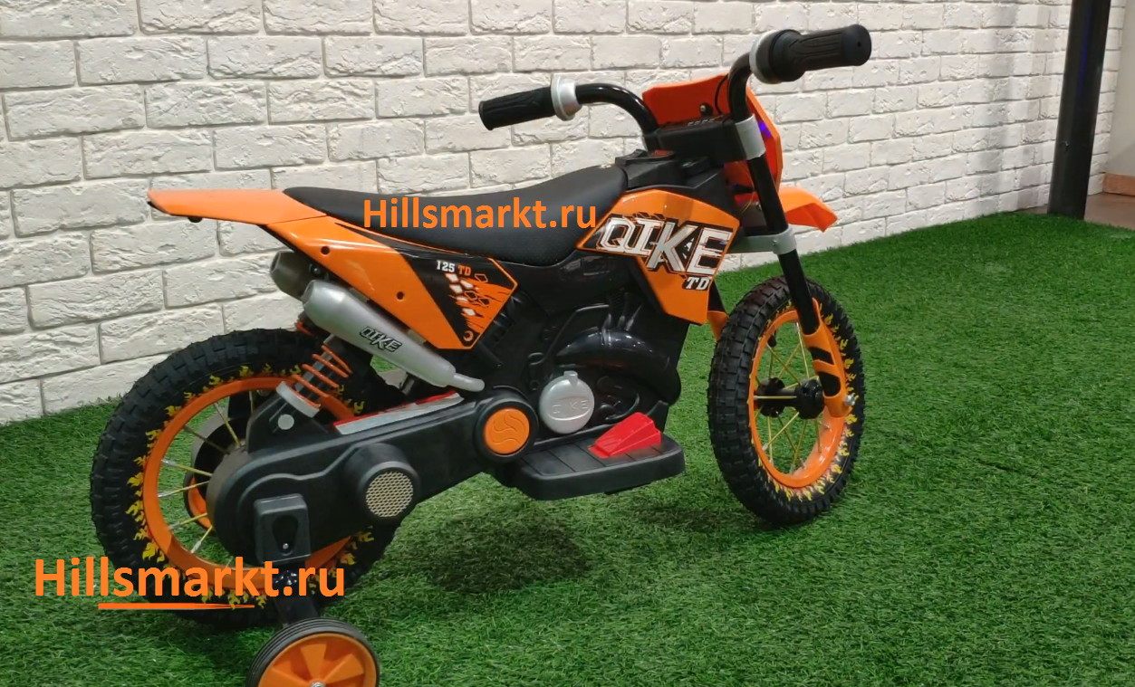 Детский электромотоцикл Qike td 6v QK 3058